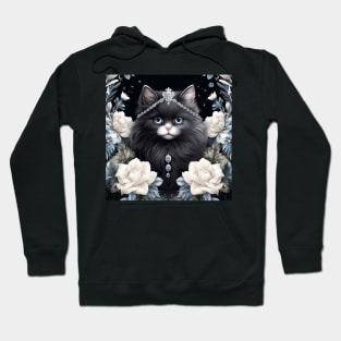 Black Persian Cat Hoodie